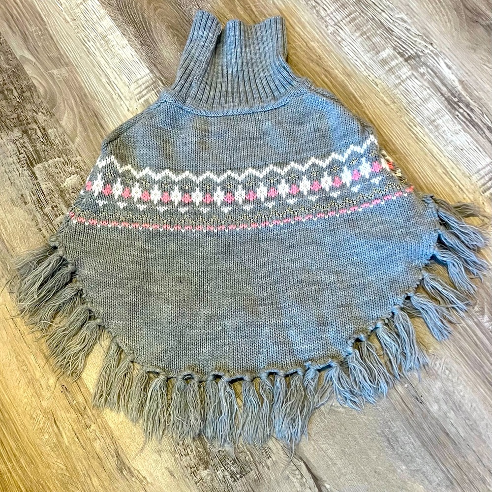 H&M Toddler Girls poncho size 3/4